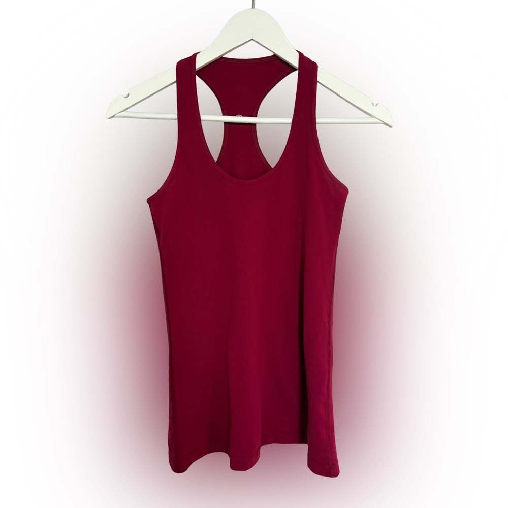 Lululemon Athletica Burgundy Tank Top Size 6